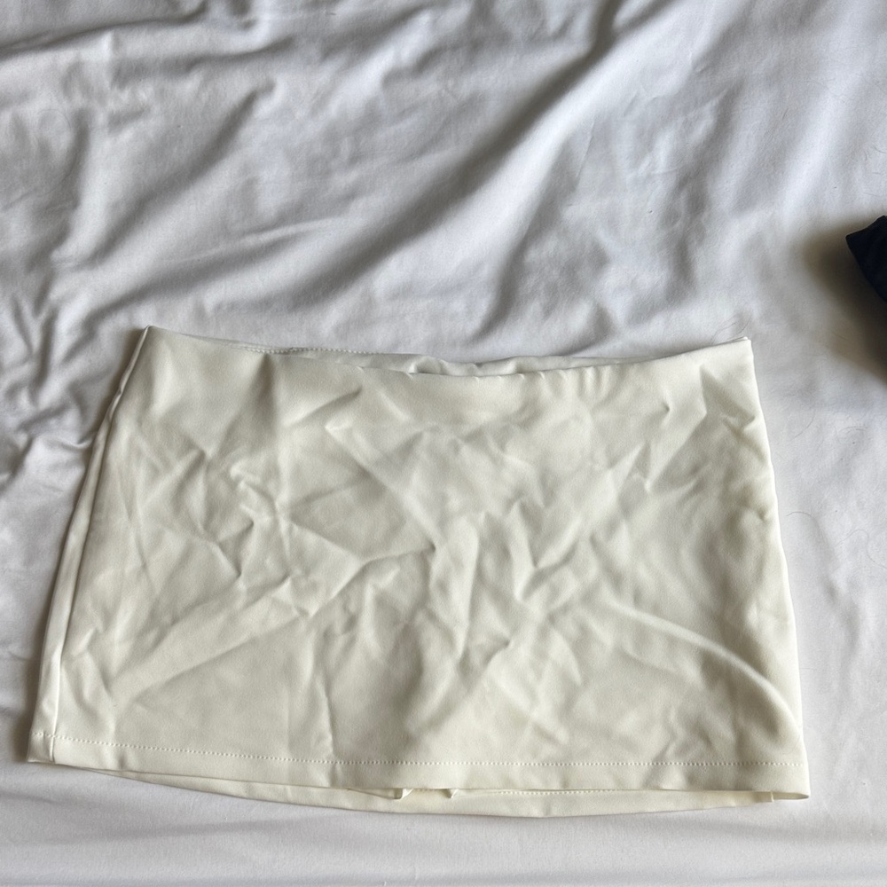 White Mini Skirt